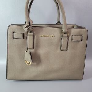 Michael Kors Dillon Satchel Shoulder Bag Purse Saffiano Leather
